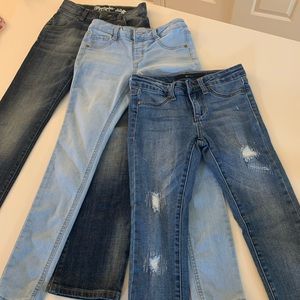 3 pair girls size 10 jeans